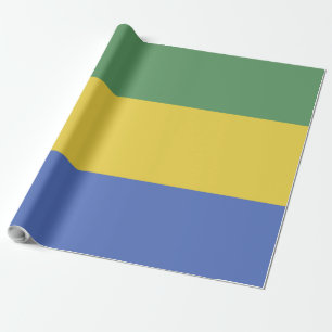 vlag van Gabon Cadeaupapier