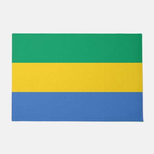 Vlag van Gabon (Gabon) Deurmat (Voorkant)