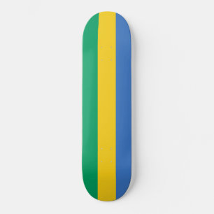 Vlag van Gabon (Gabon) Skateboard