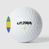 vlag van Gabon Golfballen (Logo)