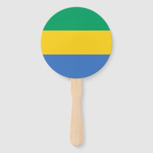 Vlag van Gabon Handwaaier