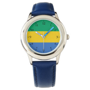 Vlag van Gabon Horloge