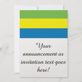 Vlag van Gabon Kaart