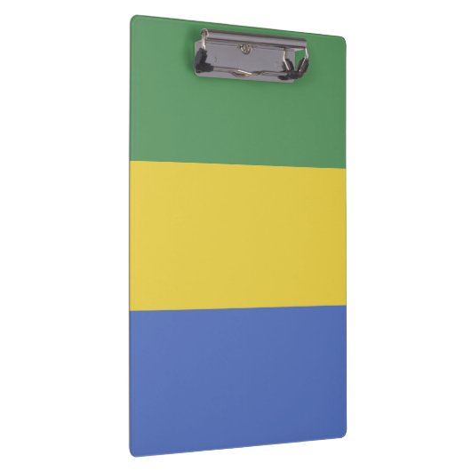 vlag van Gabon Klembord (Rechts)