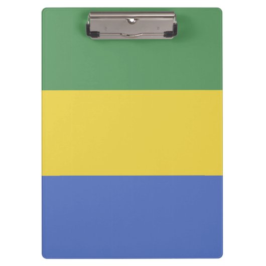 vlag van Gabon Klembord (Voorkant)