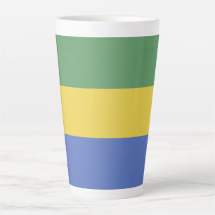 vlag van Gabon Latte Mok