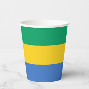 Vlag van Gabon Papieren Bekers