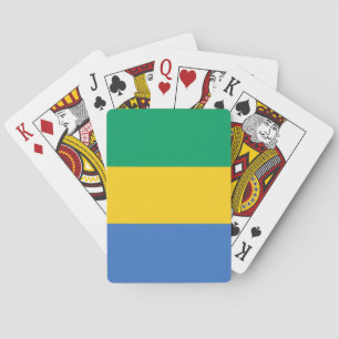 Vlag van Gabon Pokerkaarten