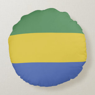 vlag van Gabon Rond Kussen