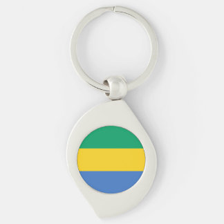 Vlag van Gabon Sleutelhanger