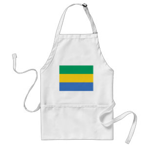 Vlag van Gabon Standaard Schort
