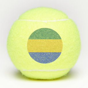 vlag van Gabon Tennisballen