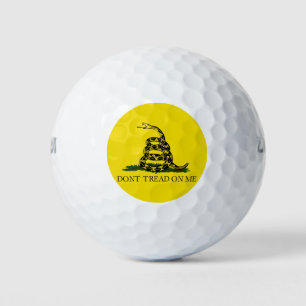 Vlag van Gadsden (niet op mij lezen) (slangenvlag) Golfballen