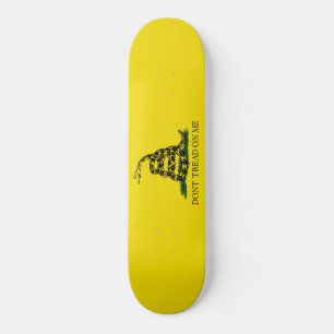 Vlag van Gadsden (niet op mij lezen) (slangenvlag) Skateboard