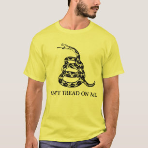 vlag van gadsden - treed me niet aan t-shirt