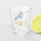 Vlag van Galicië Shot Glas (Achterkant)
