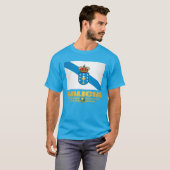 Vlag van Galicië T-shirt (Voorkant volledig)