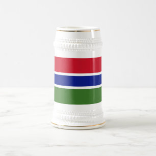 Vlag van Gambia Bierpul