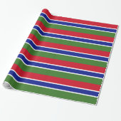 Vlag van Gambia Cadeaupapier (Uitgerold)