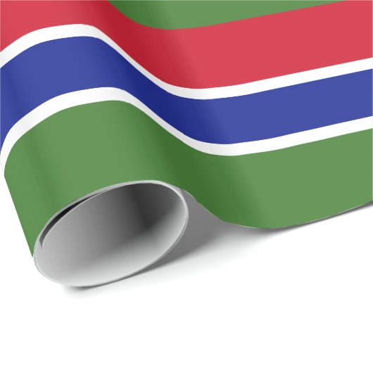 Vlag van Gambia Cadeaupapier (Rol Hoek)