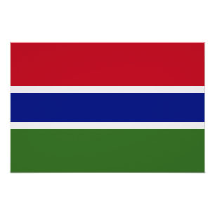 Vlag van Gambia Perfect Poster