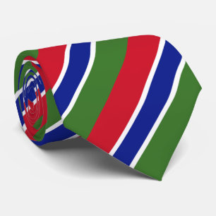 Vlag van Gambia Stropdas