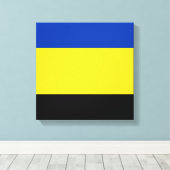 Vlag van Gelderland Canvas Afdruk (Insitu (Houten vloer))