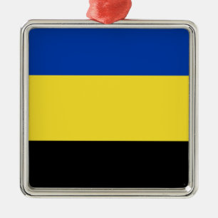 Vlag van Gelderland Metalen Ornament