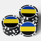 Vlag van Gelderland Poker Chips (Opstapeling)