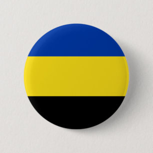 Vlag van Gelderland Ronde Button 5,7 Cm