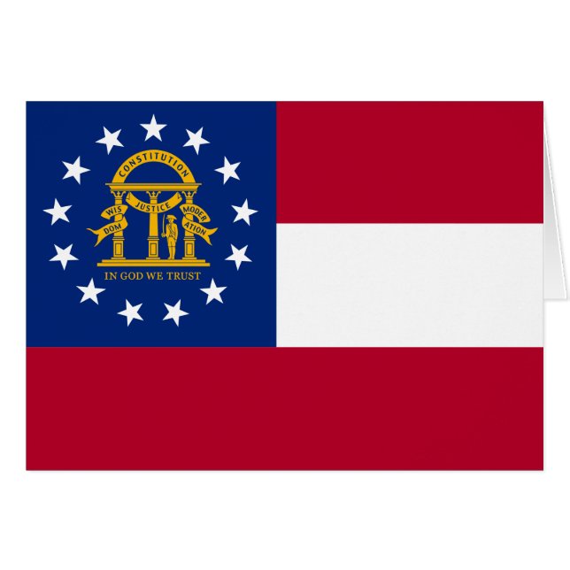 Vlag van Georgia (Voorkant Horizontaal)
