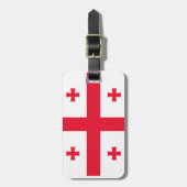 Vlag van Georgia Easy ID Personal Bagagelabel (Voorkant verticaal)