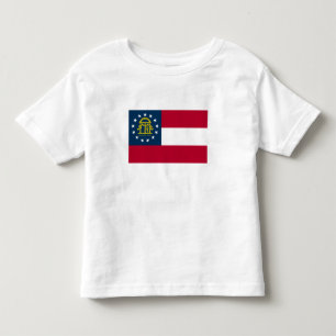 Vlag van Georgia Kinder Shirts