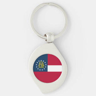Vlag van Georgia Sleutelhanger