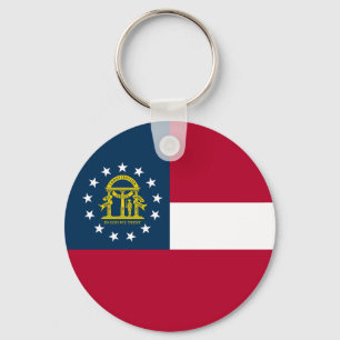 Vlag van Georgia Sleutelhanger
