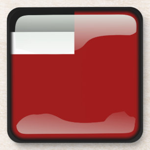 vlag van Georgië Drankjes Onderzetter