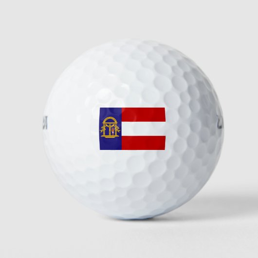 vlag van Georgië Golfballen (Voorkant)