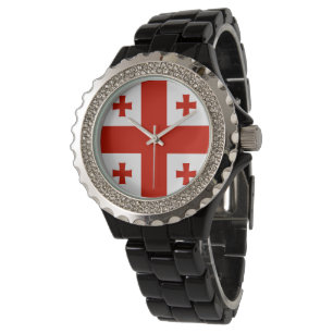 Vlag van Georgië Horloge