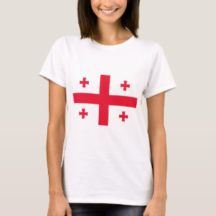 vlag van Georgië (land) T-shirt