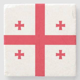 Vlag van Georgië Stenen Onderzetter
