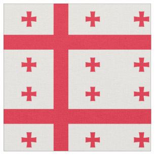 Vlag van Georgië Stof