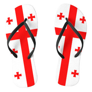 Vlag van Georgië Teenslippers