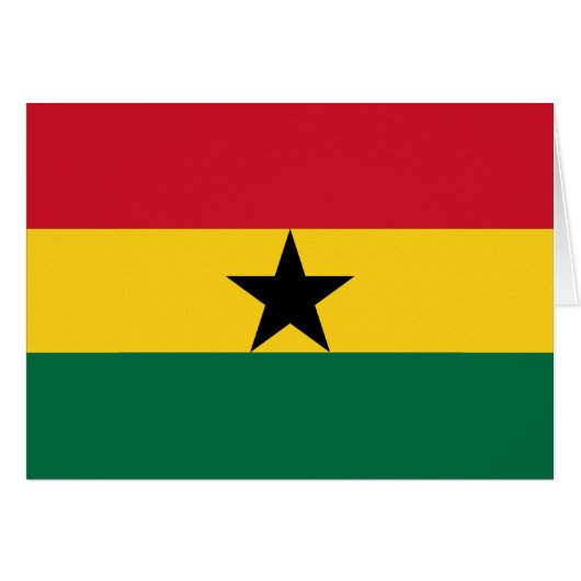 Vlag van Ghana (Voorkant Horizontaal)