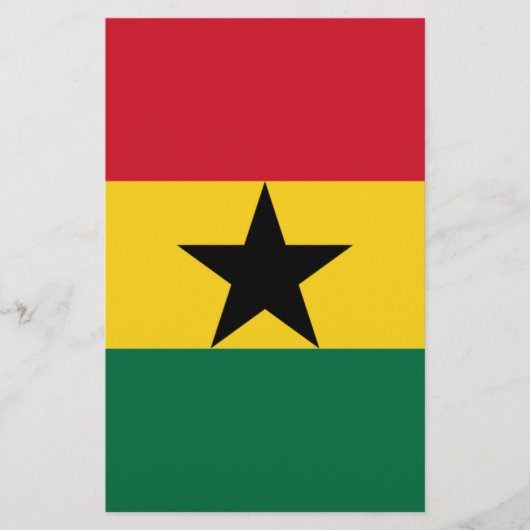Vlag van Ghana Briefpapier (Voorkant)