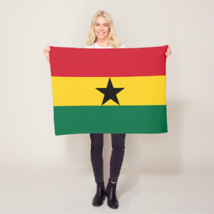 Vlag van Ghana Fleece Deken
