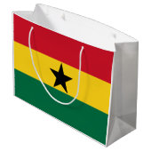 Vlag van Ghana Groot Cadeauzakje (Achterkant Gekanteld)