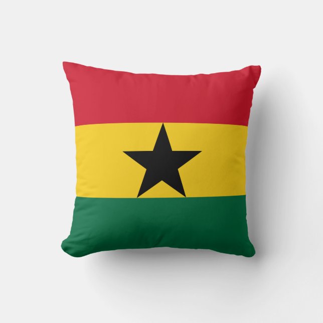 Vlag van Ghana Kussen (Voorkant)