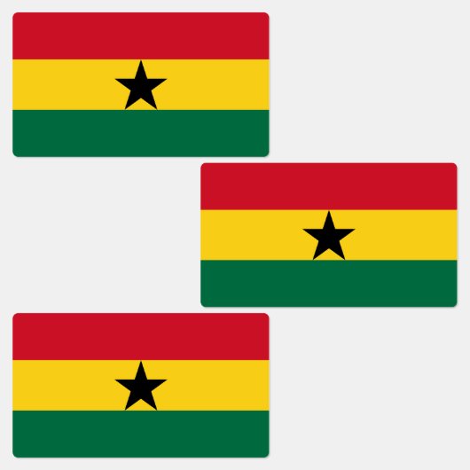 Vlag van Ghana Labels (Groep)