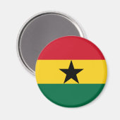 Vlag van Ghana Magneet (Voorkant / Achterkant)