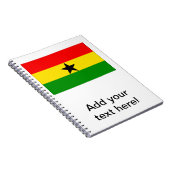 Vlag van Ghana Notitieboek (Rechterzijde)